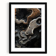 Extra large abstract art print featuring textured, colorful swirls on a framed canvas, ideal for living room decor.
