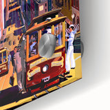 Vintage San Francisco Travel Poster - Cable Cars & City Views