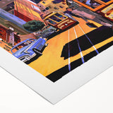 Vintage San Francisco Travel Poster - Cable Cars & City Views