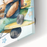 Aviator Teddy – Boys Room Wall Art
