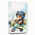 Aviator Teddy – Boys Room Wall Art