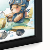 Aviator Teddy – Boys Room Wall Art