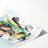 Aviator Teddy – Boys Room Wall Art