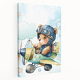 Aviator Teddy – Boys Room Wall Art