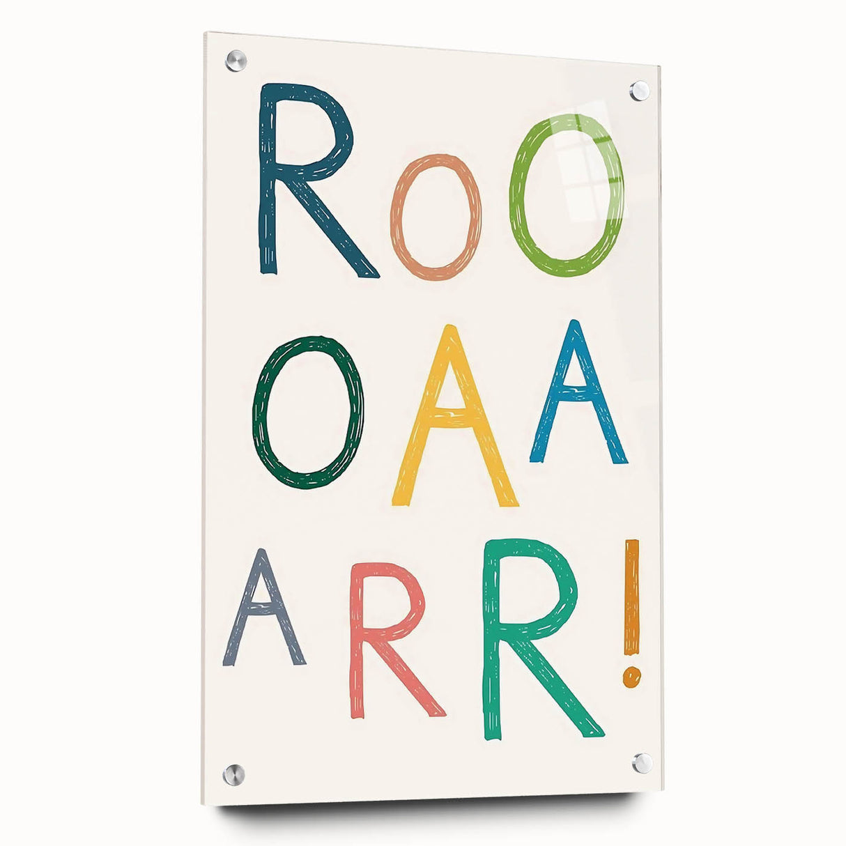 ROAR! Dinosaur Nursery Wall Art – Kids Room & Baby Room Decor
