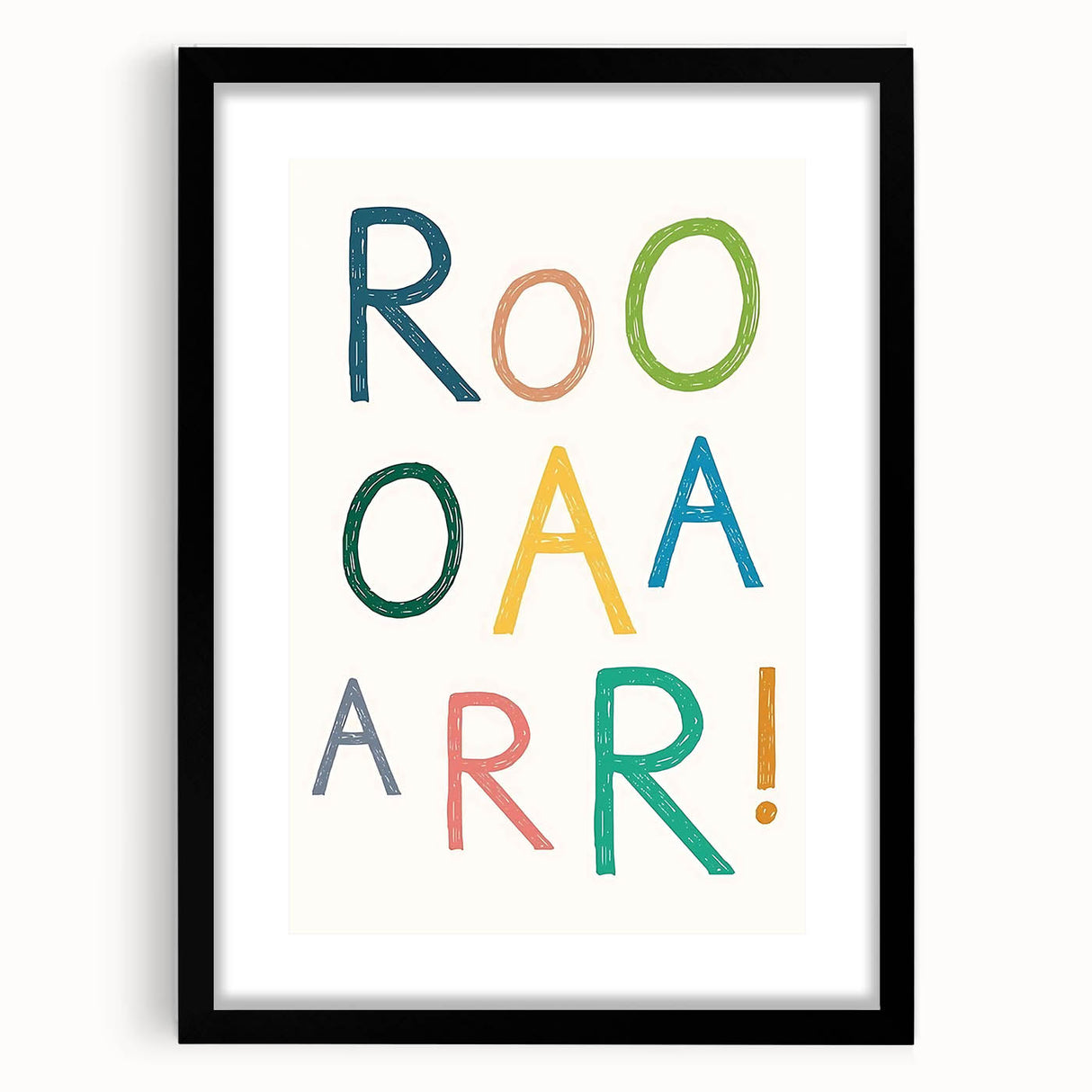 ROAR! Dinosaur Nursery Wall Art – Kids Room & Baby Room Decor