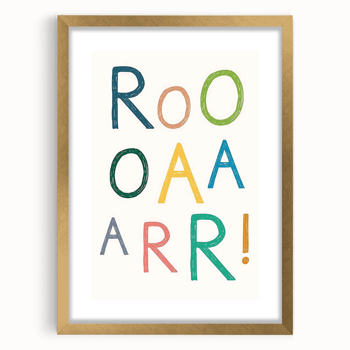 ROAR! Dinosaur Nursery Wall Art – Kids Room & Baby Room Decor