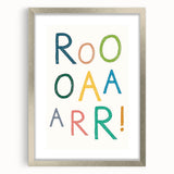 ROAR! Dinosaur Nursery Wall Art – Kids Room & Baby Room Decor