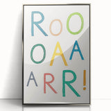 ROAR! Dinosaur Nursery Wall Art – Kids Room & Baby Room Decor
