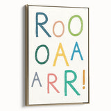 ROAR! Dinosaur Nursery Wall Art – Kids Room & Baby Room Decor