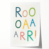 ROAR! Dinosaur Nursery Wall Art – Kids Room & Baby Room Decor