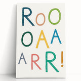 ROAR! Dinosaur Nursery Wall Art – Kids Room & Baby Room Decor