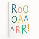 ROAR! Dinosaur Nursery Wall Art – Kids Room & Baby Room Decor