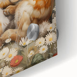 Cuddling Bunnies - Kids Room Wall Art Canvas and Framed Options