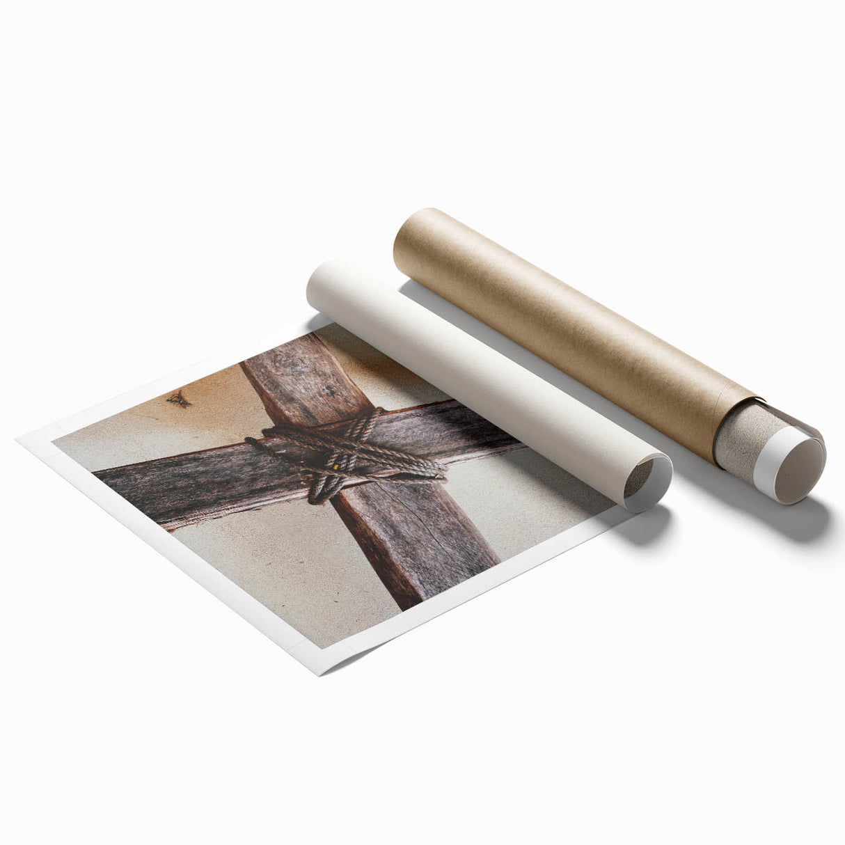 Extra large rolled print featuring a vibrant floral design in pastel shades, ideal for classy bathroom wall art.