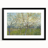 Extra large abstract art print featuring vibrant, textured swirls of color on a framed canvas, ideal for living room decor.