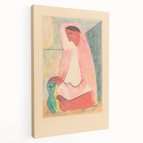 Modern Wall Art – Mikuláš Galanda’s "Woman with a Vase"