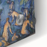 Modern Wall Art – Cézanne’s Bathers in Blue and Green
