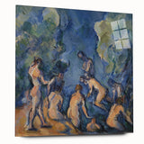 Modern Wall Art – Cézanne’s Bathers in Blue and Green