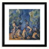 Modern Wall Art – Cézanne’s Bathers in Blue and Green
