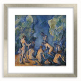 Modern Wall Art – Cézanne’s Bathers in Blue and Green
