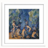 Modern Wall Art – Cézanne’s Bathers in Blue and Green