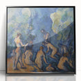 Modern Wall Art – Cézanne’s Bathers in Blue and Green
