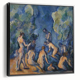 Modern Wall Art – Cézanne’s Bathers in Blue and Green