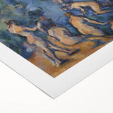 Modern Wall Art – Cézanne’s Bathers in Blue and Green