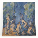 Modern Wall Art – Cézanne’s Bathers in Blue and Green