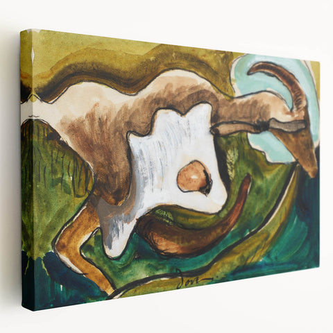 Modern Wall Art – Arthur Dove’s Study for Goat Painting