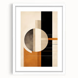 Modern Dining Room Wall Art – Abstract Geometric Canvas Print