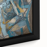 Emotive Abstract Portrait - Modern Canvas Wall Art for Living Room