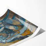 Emotive Abstract Portrait - Modern Canvas Wall Art for Living Room