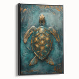 Framed abstract figurative wall art displayed from the side, showcasing bold black tones and textured canvas, perfect for modern home decor.