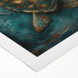 Abstract figurative wall art on rolled canvas showcasing vibrant colors and dynamic shapes, ideal for modern home decor, presented in protective packaging.