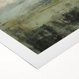 Abstract landscape wall art on rolled canvas, showcasing vibrant colors and fluid patterns, ideal for modern home decor and artistic enhancement.