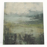 Abstract landscape wall art on stretched canvas, showcasing vibrant colors and dynamic shapes, perfect for modern home decor and artistic ambiance.