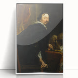 Baroque Portrait of a Gentleman with Globe - Classic Art Prints