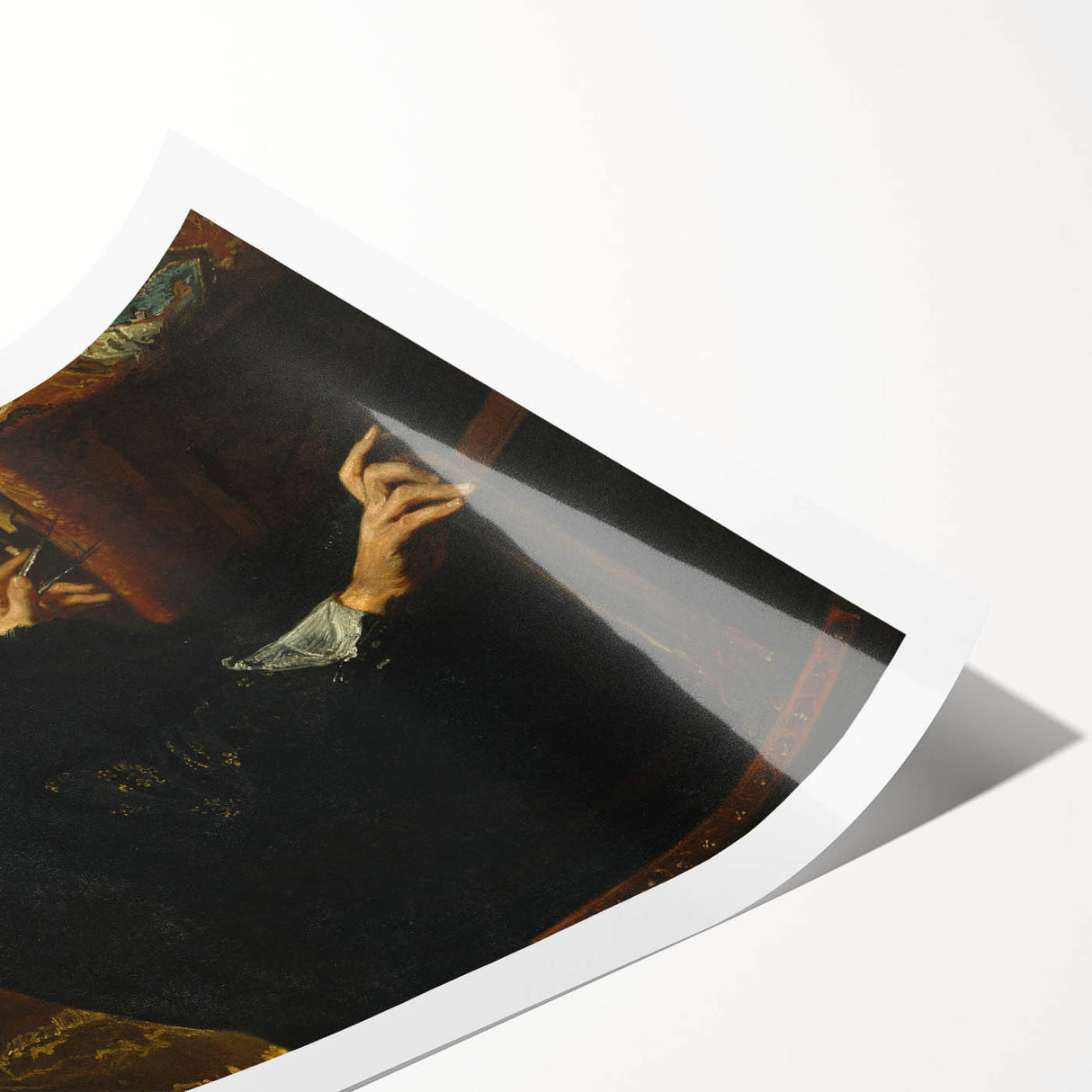 Baroque Portrait of a Gentleman with Globe - Classic Art Prints