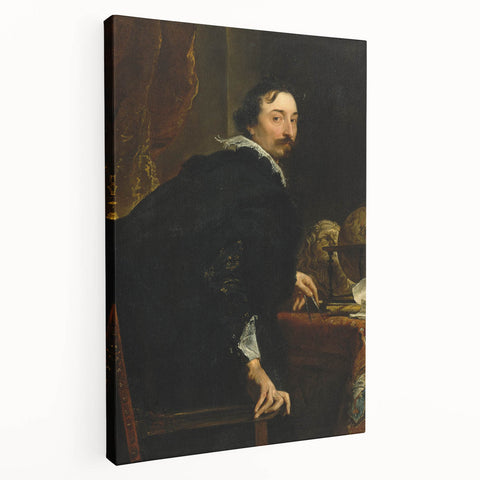 Baroque Portrait of a Gentleman with Globe - Classic Art Prints