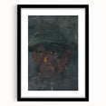 Head of a Man in a Hat - Dark Expressionist Wall Art