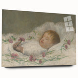 László Mednyánszky's Dead Nephew's Head - Somber Realist Art Print
