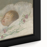 László Mednyánszky's Dead Nephew's Head - Somber Realist Art Print