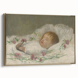 László Mednyánszky's Dead Nephew's Head - Somber Realist Art Print