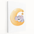 Sleeping Koala on Moon Kids Room Print - Nursery Wall Art