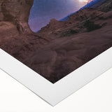 Landscape canvas artwork showcasing vibrant canyons in rich earth tones, rolled and ready for display. Ideal for enhancing rustic home decor with natural beauty.