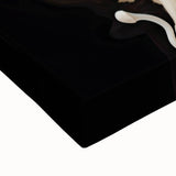 Large art canvas featuring a black and white landscape painting, ideal for bedroom wall decor.