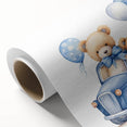 Teddy Bears in Car Nursery Wall Art – Baby Room & Kids Decor