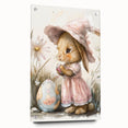 Easter Bunny - Kids Room Wall Art Canvas and Framed Options